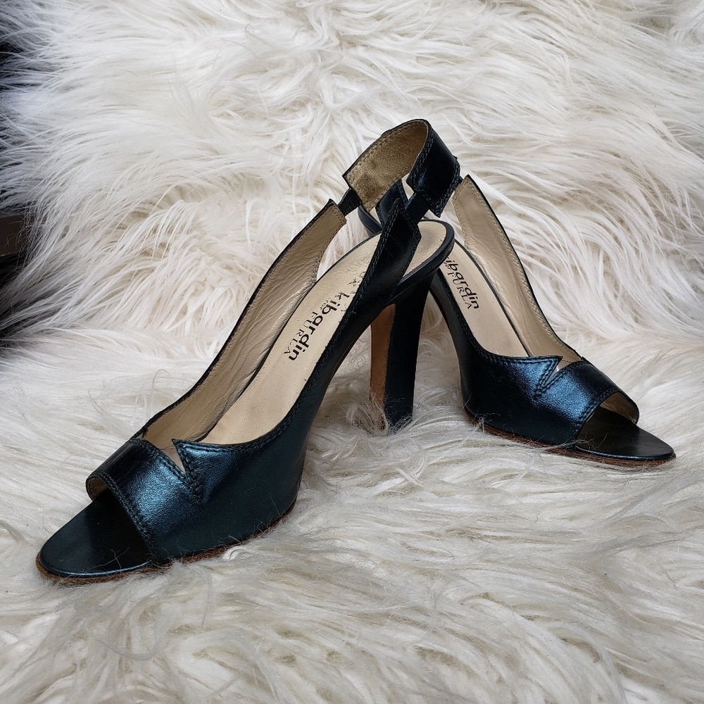 MAX KIBARDIN FOR FURLA Leather Sling-Back Heels 37